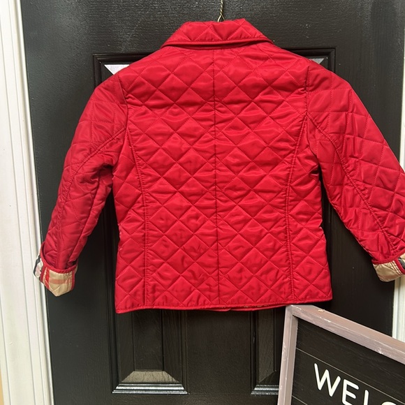 Burberry Girls 5y Quilted Barn Jacket - Picture 2 of 6